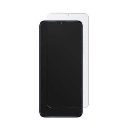 Wiko10 mit aufgebrachter dipos Displayschutzfolie, die lästige Fingerabdrücke minimiert