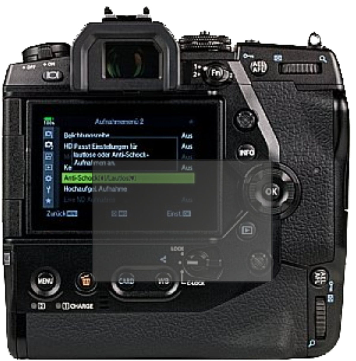 Blickschutzfolie für Olympus OM-D E-M1X matt Schutzfolie Privacy