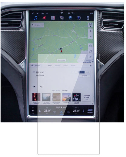 1x 9H Schutzfolie für Tesla Modell X Panzerfolie