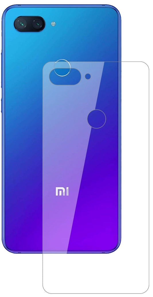 1x 9H Schutzfolie für Xiaomi Mi 8 Lite Rückseite Panzerfolie