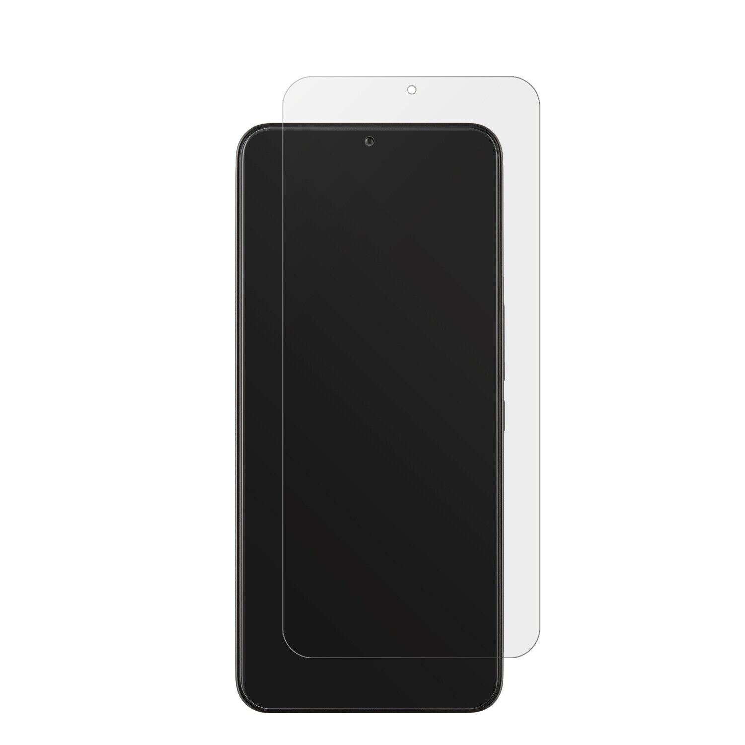 TCL40R mit aufgebrachter dipos Displayschutzfolie, die lästige Fingerabdrücke minimiert