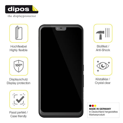 1x 3D Full Cover Schutzfolie für Fujitsu Arrows U