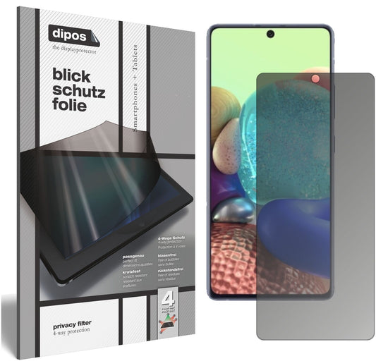 Blickschutzfolie für Samsung Galaxy A71 5G matt Schutzfolie Privacy