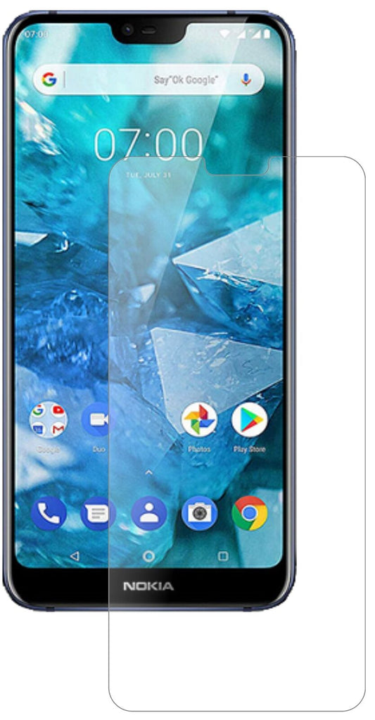 Matte Displayschutzfolie von dipos passend für Nokia X7 (2018), 9H kratzfest und blasenfrei montiert