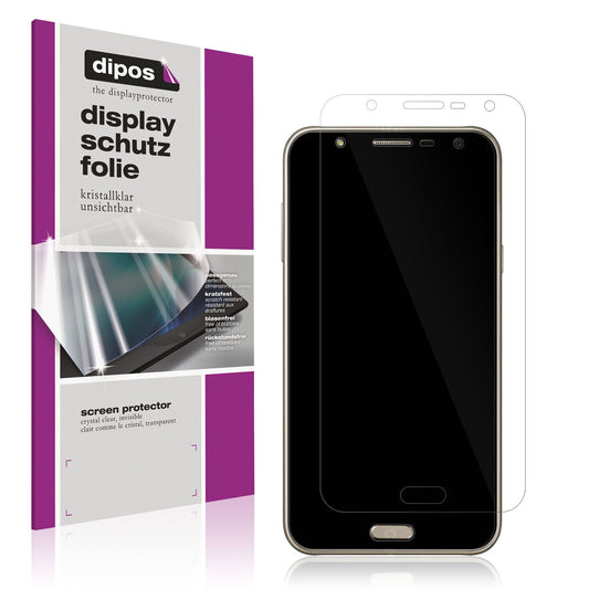 Klare Displayschutzfolie von dipos passend für Samsung Galaxy J7 Neo, präziser Zuschnitt und blasenfrei montiert