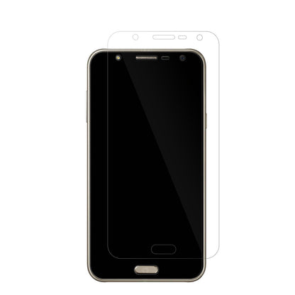 SamsungGalaxy J7 Neo mit aufgebrachter dipos Displayschutzfolie, glasklare Darstellung ohne Einschränkungen