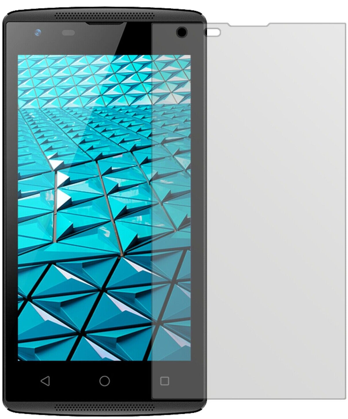 Matte Displayschutzfolie von dipos passend für Haier Alpha A1, präziser Zuschnitt und blasenfrei montiert
