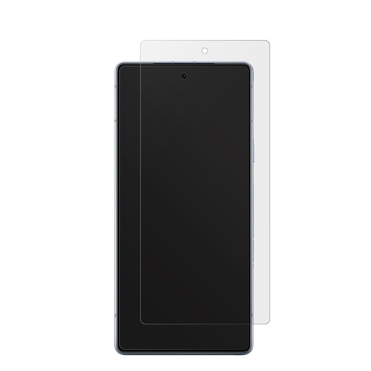 GooglePixel 7a mit aufgebrachter dipos Displayschutzfolie, die lästige Fingerabdrücke minimiert