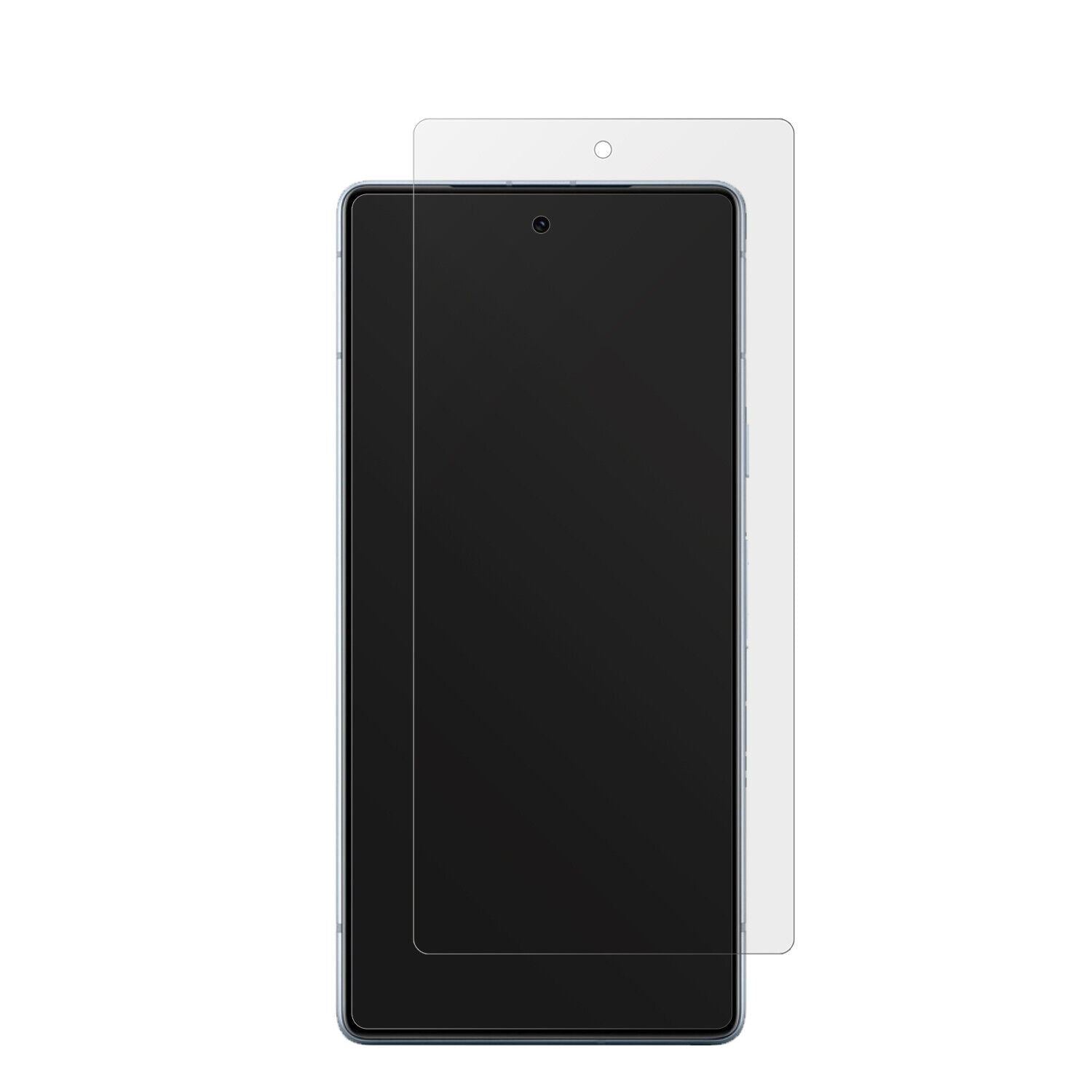 GooglePixel 7a mit aufgebrachter dipos Displayschutzfolie, die lästige Fingerabdrücke minimiert