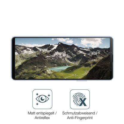 1x 9H Schutzfolie matt für Sony Xperia 10 V Panzerfolie