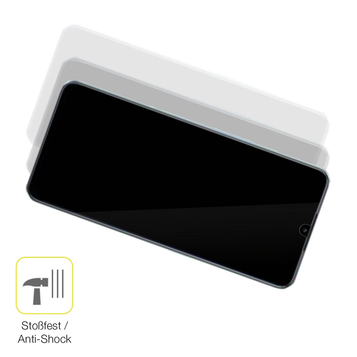 1x 3D Full Cover Schutzfolie für OPPO A58x