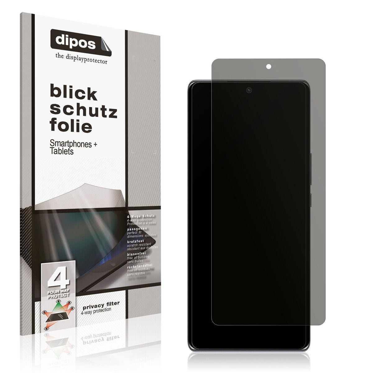 Blickschutzfolie für HONOR X9a matt Schutzfolie Privacy