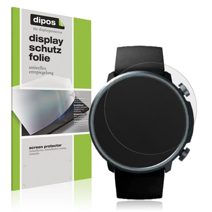 Matte Displayschutzfolie von dipos passend für Mibro Watch A1, präziser Zuschnitt und blasenfrei montiert
