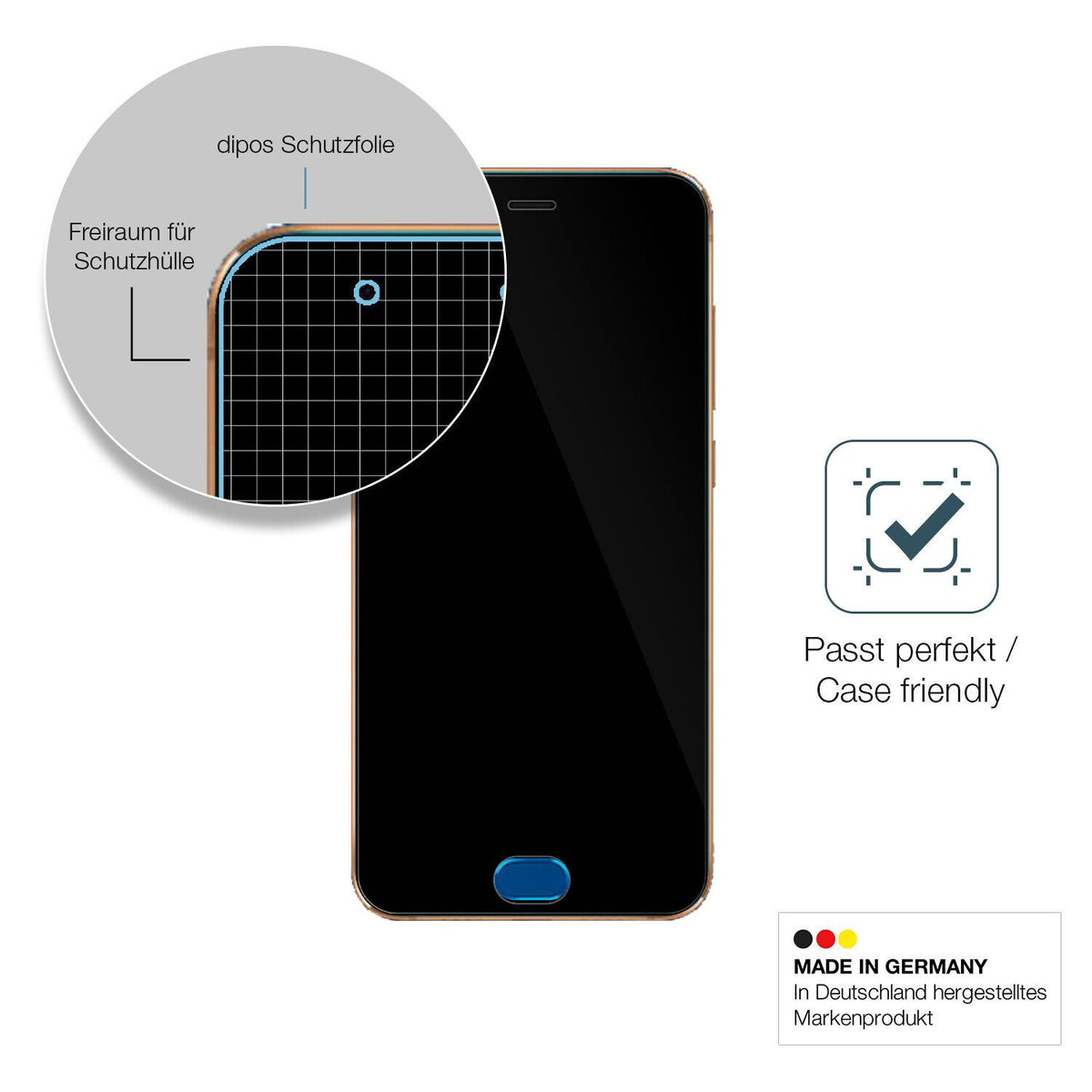 1x 9H Schutzfolie für Xiaomi Mi Note 3 Panzerfolie