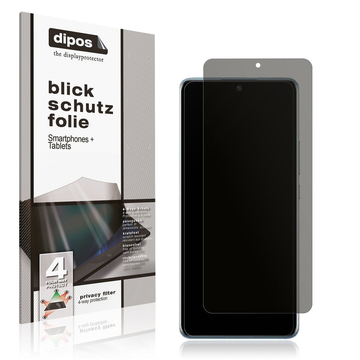 Blickschutzfolie für Xiaomi Redmi K60 Pro matt Schutzfolie Privacy