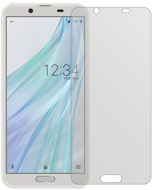 Matte Displayschutzfolie von dipos passend für Sharp Aquos Sense2, präziser Zuschnitt und blasenfrei montiert