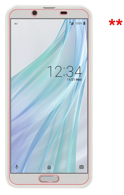 Dünne und klare Folie passend zugeschnitten für Sharp Aquos Sense2