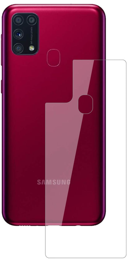 1x 9H Schutzfolie für Samsung Galaxy M31s Rückseite Panzerfolie