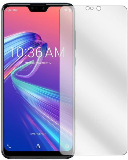 Klare Displayschutzfolie von dipos passend für Asus ZenFone Max Pro (M2), präziser Zuschnitt und blasenfrei montiert