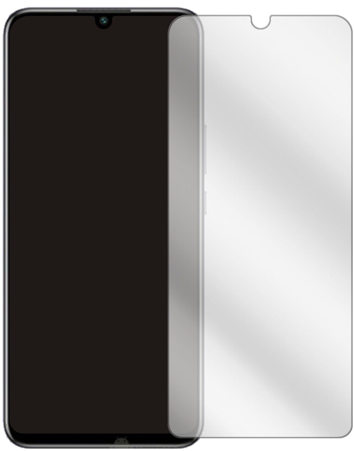 HonorPlay 5 mit aufgebrachter dipos Displayschutzfolie, glasklare Darstellung ohne Einschränkungen