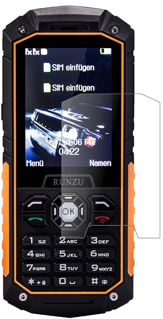 1x 9H Schutzfolie matt für Runzu M8 Panzerfolie