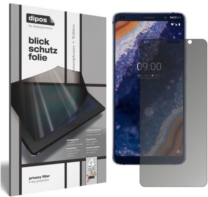 Blickschutzfolie für Nokia 9 PureView matt Schutzfolie Privacy