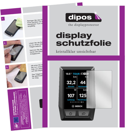5x Schutzfolie klar für Bosch Kiox e-Bike Display Display-Schutzfolie