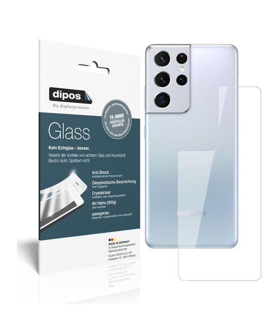 1x 9H Schutzfolie für Samsung Galaxy S21 Ultra Rückseite Panzerfolie