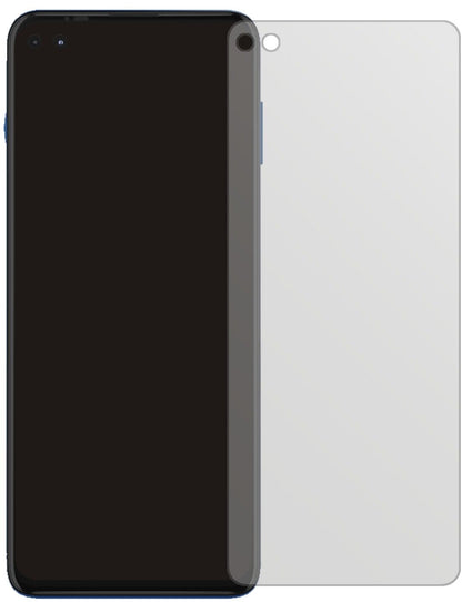 MotorolaMoto G100 mit aufgebrachter dipos Displayschutzfolie, die lästige Fingerabdrücke minimiert