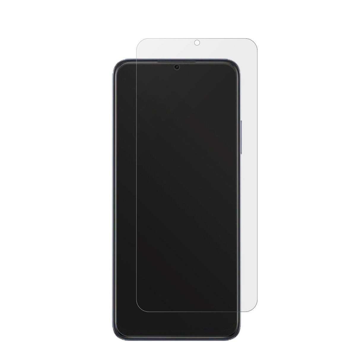 OppoA17K mit aufgebrachter dipos Displayschutzfolie, die lästige Fingerabdrücke minimiert