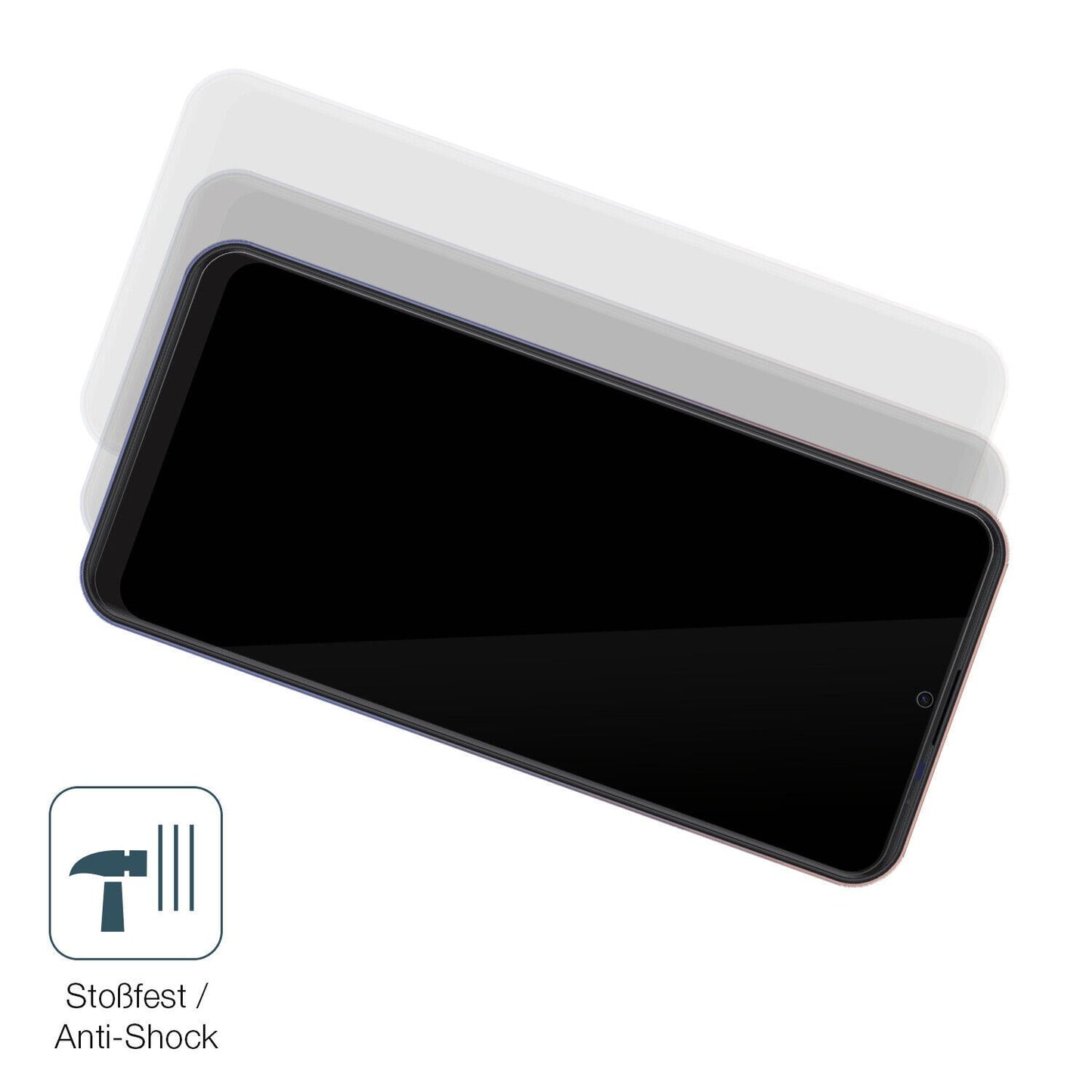 Schutz gegen Kratzer auf dem Symphony Z30 Glas durch Schlüssel, Stöße gegen die Tischkante oder Stürze