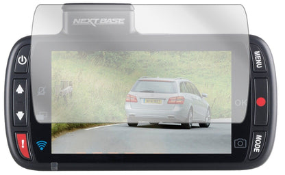 Klare Displayschutzfolie von dipos passend für Nextbase 312GW Dashcam, präziser Zuschnitt und blasenfrei montiert