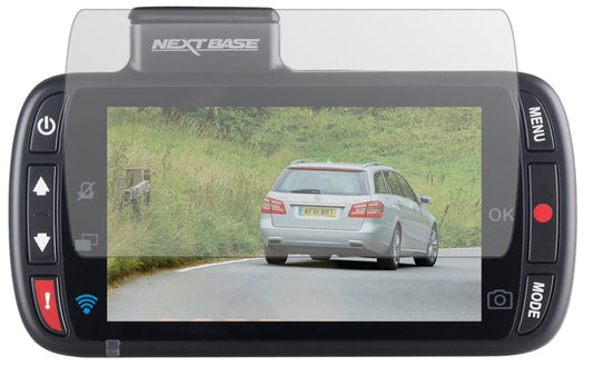 Matte Displayschutzfolie von dipos passend für Nextbase 312GW Dashcam, präziser Zuschnitt und blasenfrei montiert