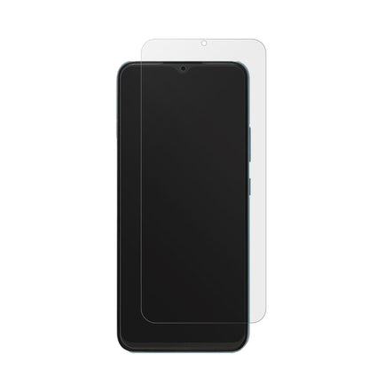 RealmeC21Y mit aufgebrachter dipos Displayschutzfolie, die lästige Fingerabdrücke minimiert