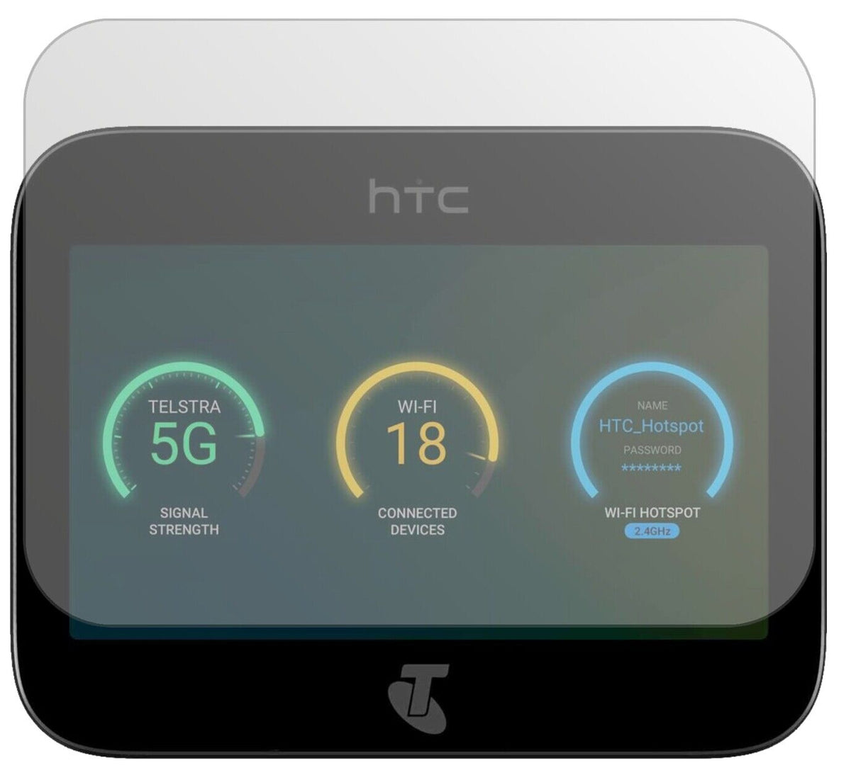1x Schutzfolie matt für HTC 5G Hub Display-Schutzfolie