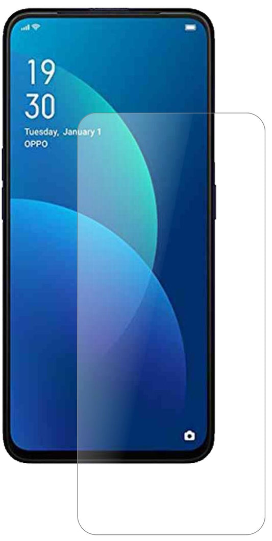 Matte Displayschutzfolie von dipos passend für Oppo F11, 9H kratzfest und blasenfrei montiert
