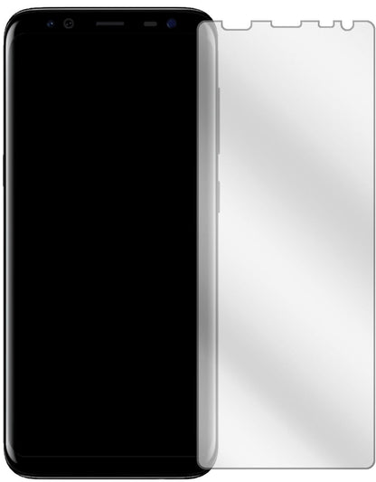 Klare Displayschutzfolie von dipos passend für Blackview S8, präziser Zuschnitt und blasenfrei montiert