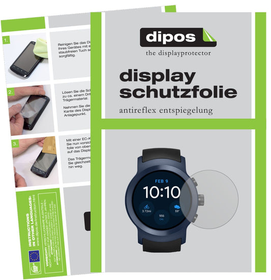 6x Schutzfolie matt für LG Watch Sport Display-Schutzfolie