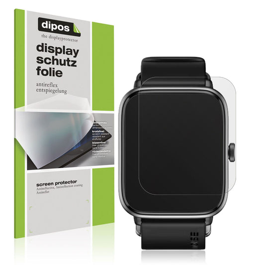 Matte Displayschutzfolie von dipos passend für Noise ColorFit Pro 4, präziser Zuschnitt und blasenfrei montiert