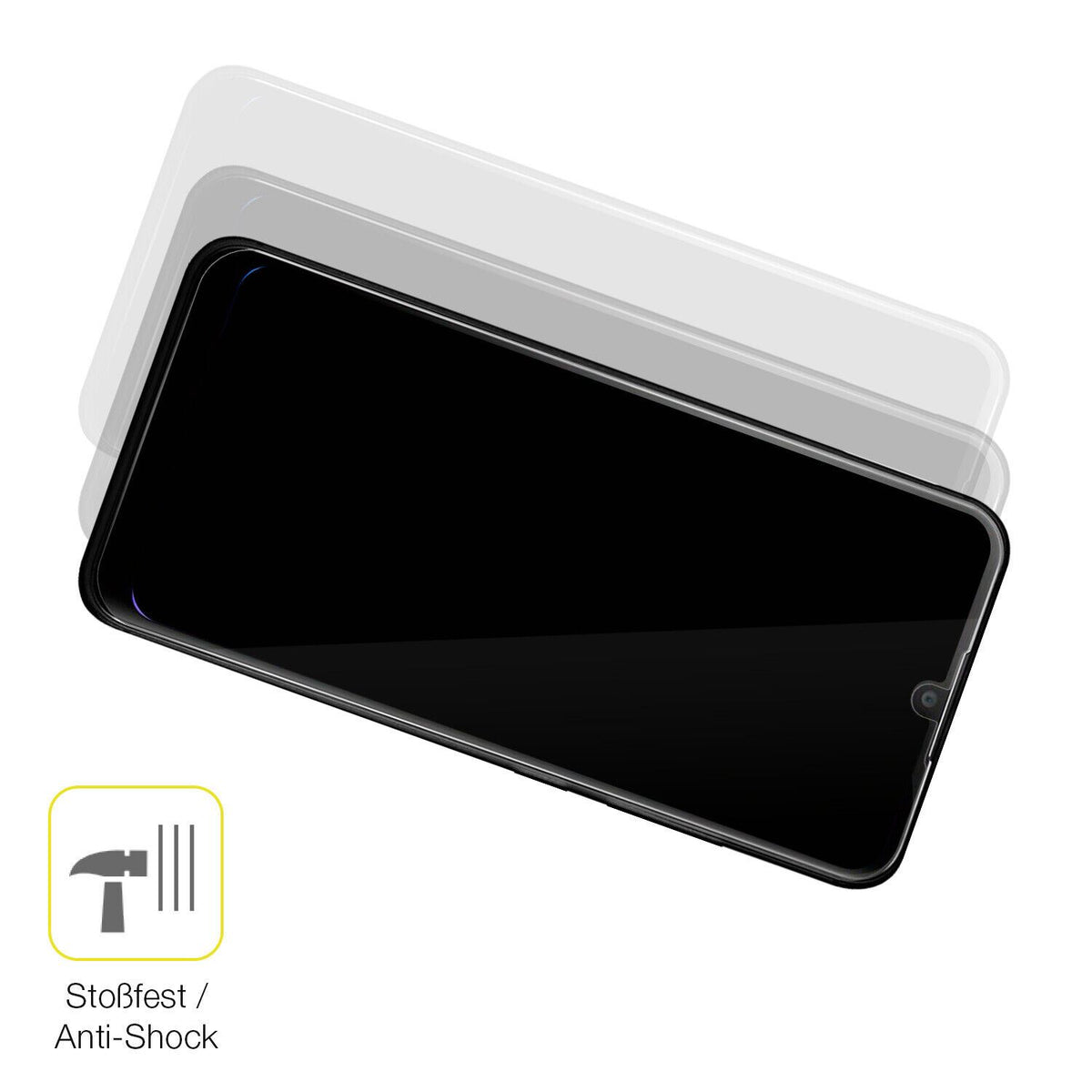 1x 3D Full Cover Schutzfolie für Multilaser G-Pro
