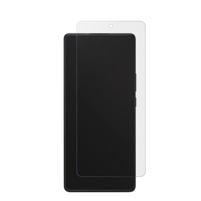 VivoX80 mit aufgebrachter dipos Displayschutzfolie, die lästige Fingerabdrücke minimiert