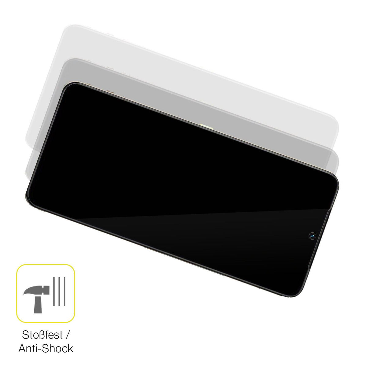 1x 3D Full Cover Schutzfolie für Vivo S15e