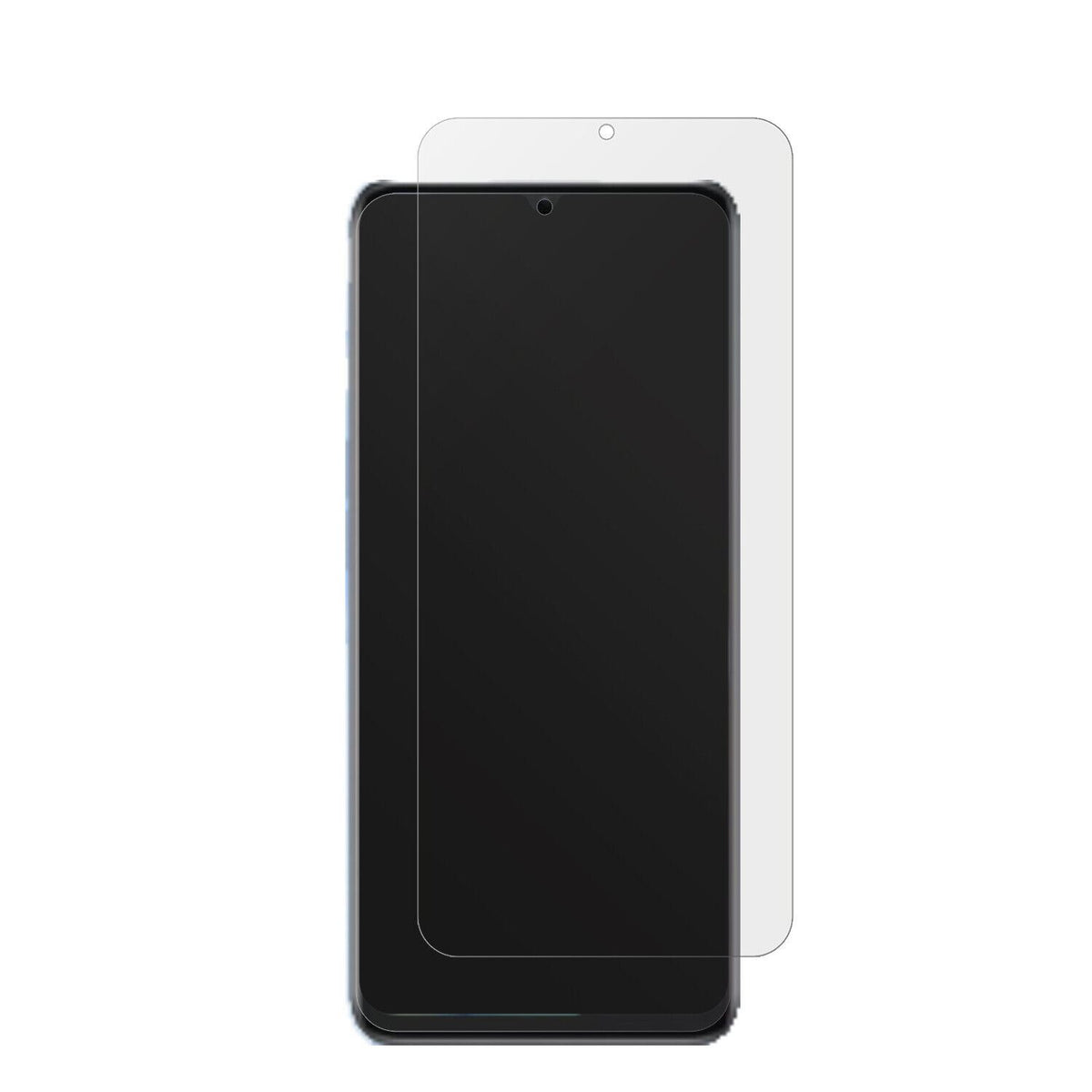 Realme10s mit aufgebrachter dipos Displayschutzfolie, die lästige Fingerabdrücke minimiert