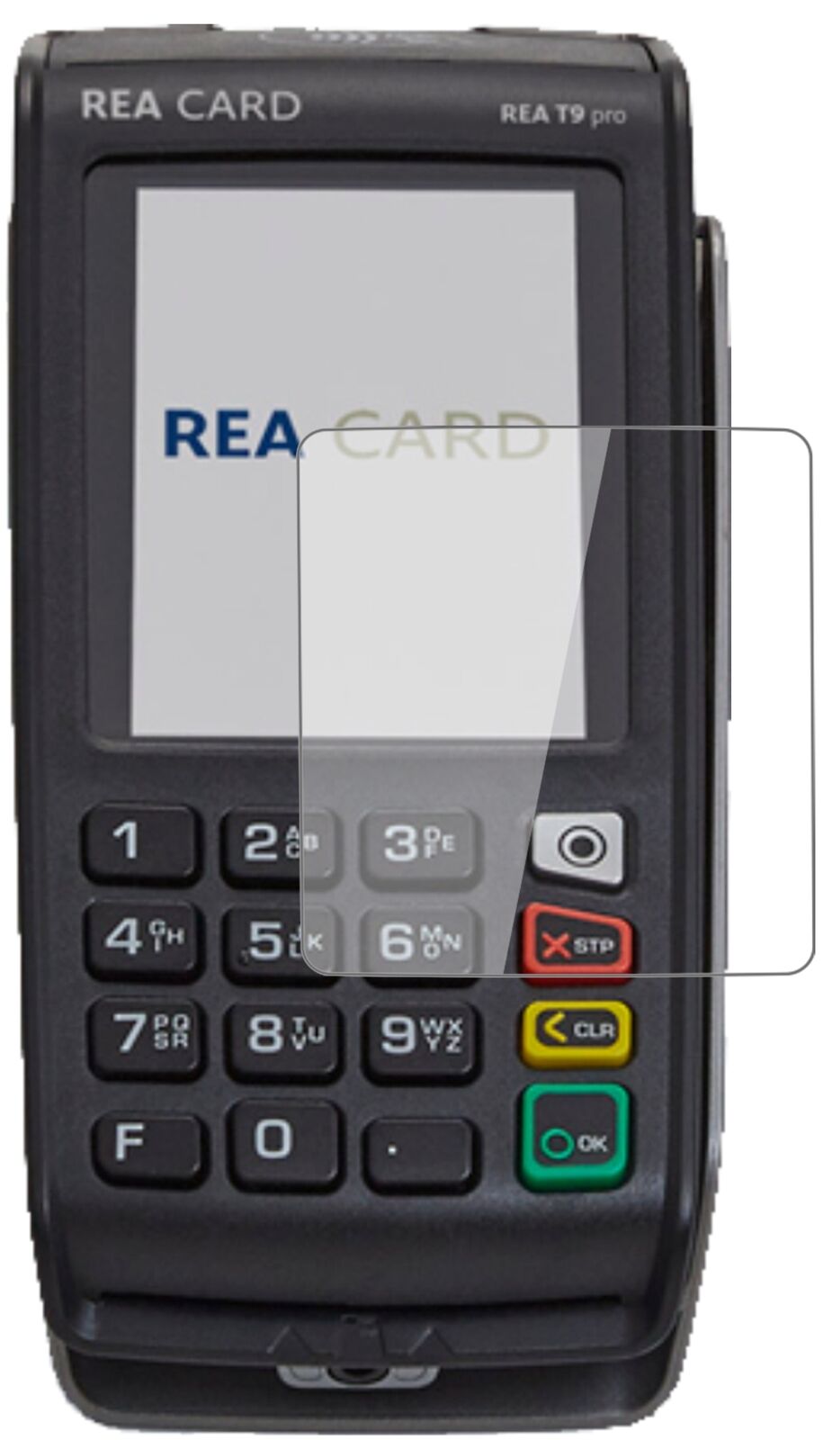 1x 9H Schutzfolie für REA CARD T9 pro Terminal Panzerfolie