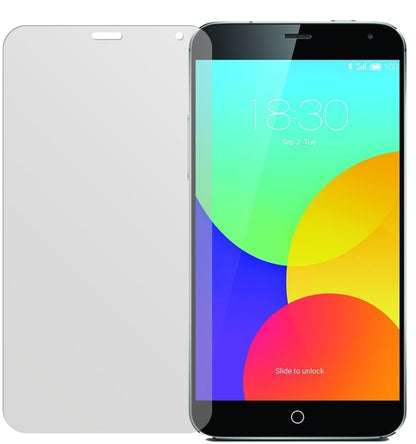 MX4Meizu mit aufgebrachter dipos Displayschutzfolie, die lästige Fingerabdrücke minimiert
