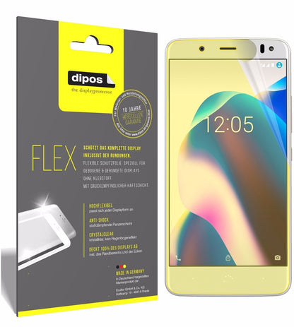 3x 3D Full Cover Schutzfolie für BQ Aquaris U2 Lite