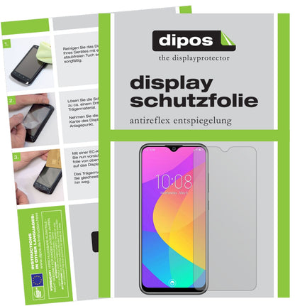 Matte Displayschutzfolie von dipos passend für Oukitel Y4800, präziser Zuschnitt und blasenfrei montiert
