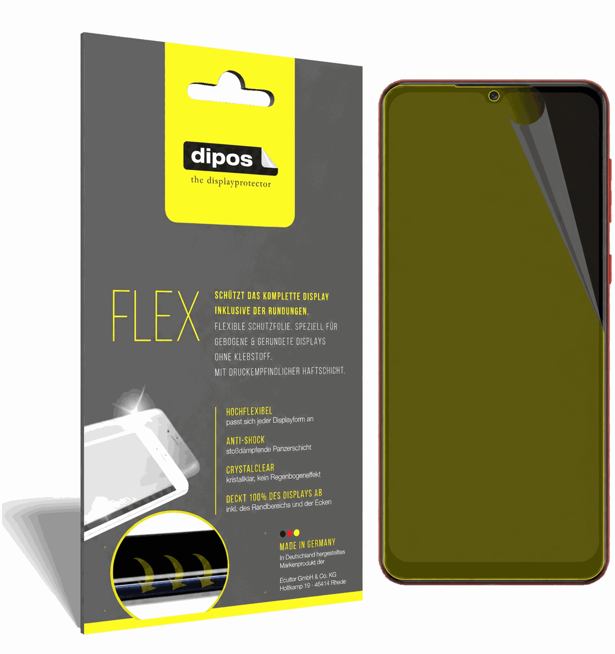 2x 3D Full Cover Schutzfolie für Samsung Galaxy M02
