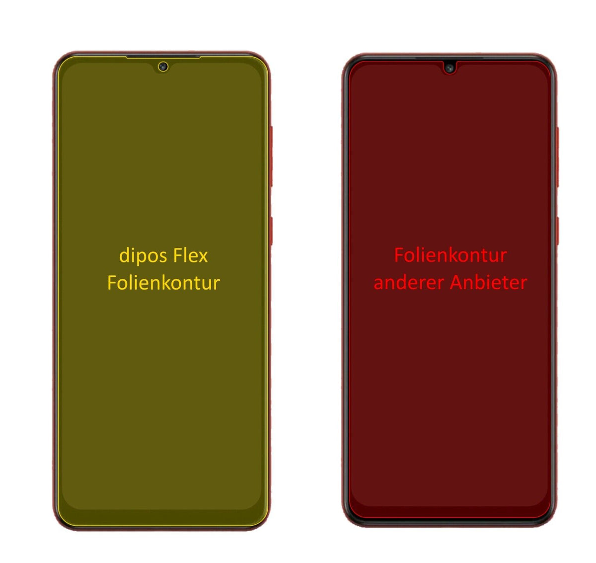 2x 3D Full Cover Schutzfolie für Samsung Galaxy M02s