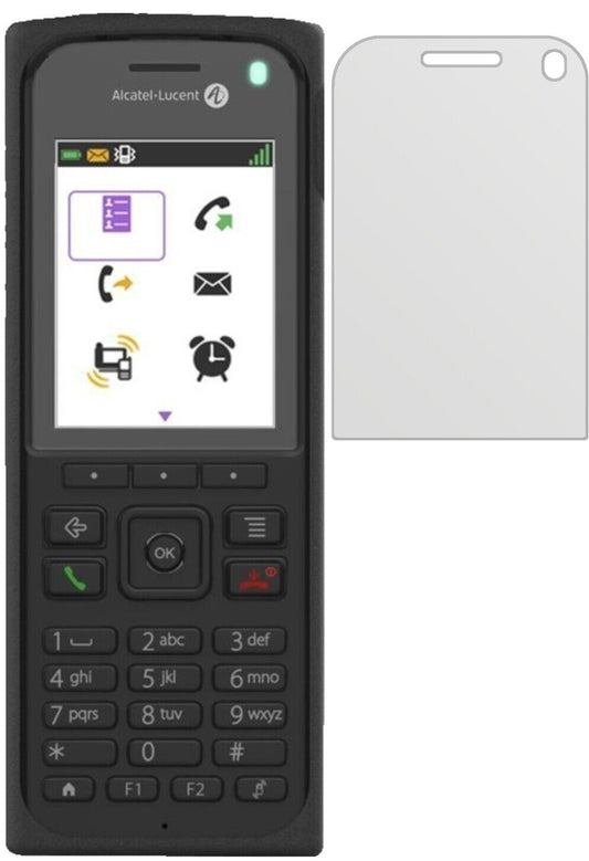 Matte Displayschutzfolie von dipos passend für Alcatel 8262EX, präziser Zuschnitt und blasenfrei montiert